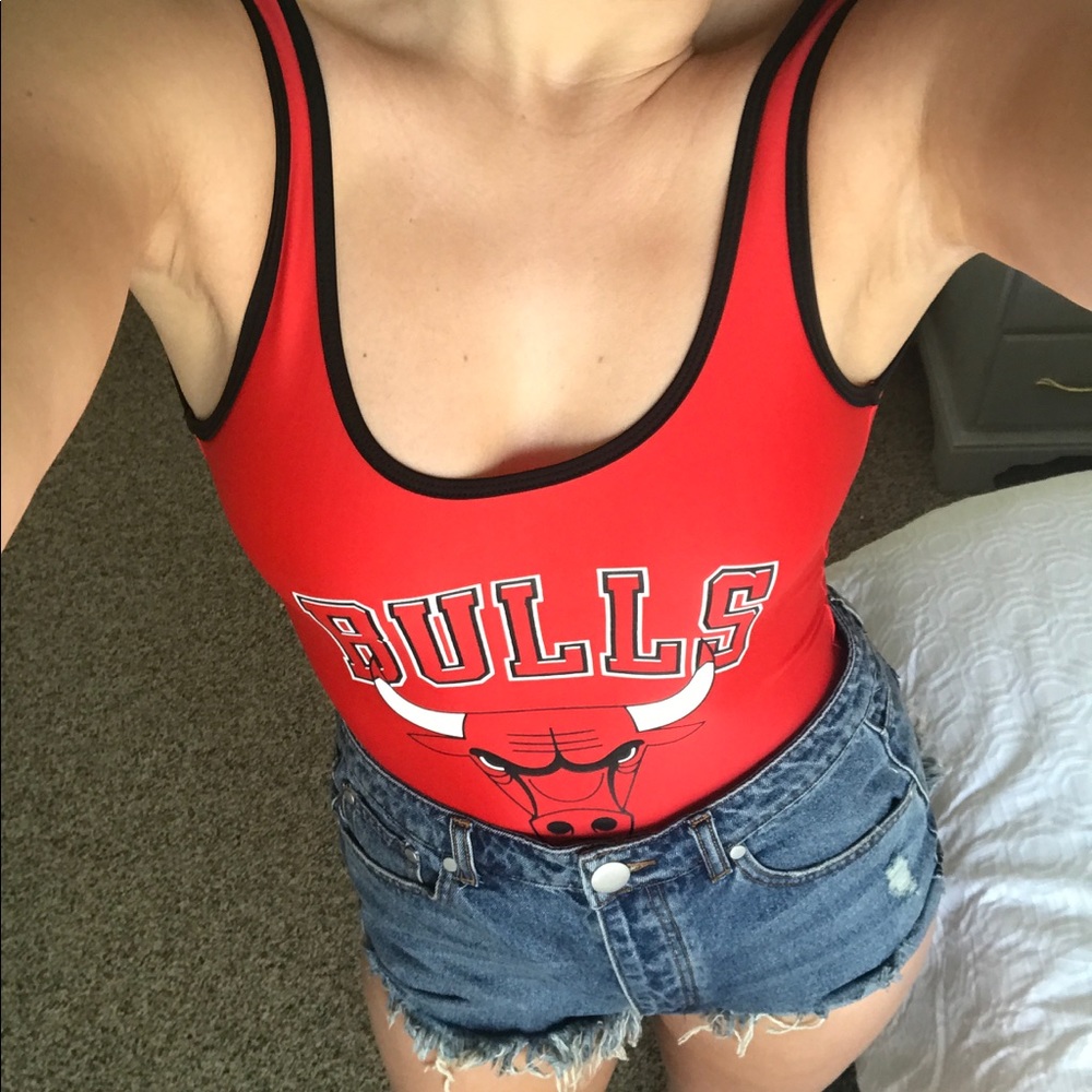 Chicago Bulls Bodysuit! Miley Vibes!! 🔥😛💥
